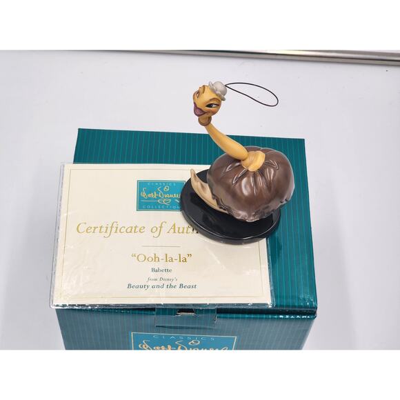 WDCC Babette from Beauty and the Beast Figurine Ooh-la-la Disney Box COA Retired - Picture 11 of 14